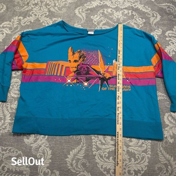 Disney Guardians of the Galaxy Long Sleeve T-Shirt Plus Size 2XL - Picture 5 of 9